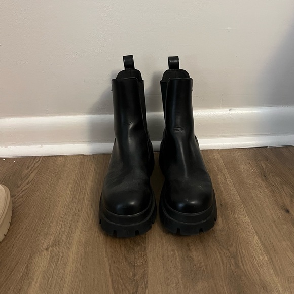 Zara black chunky booties - Picture 4 of 5